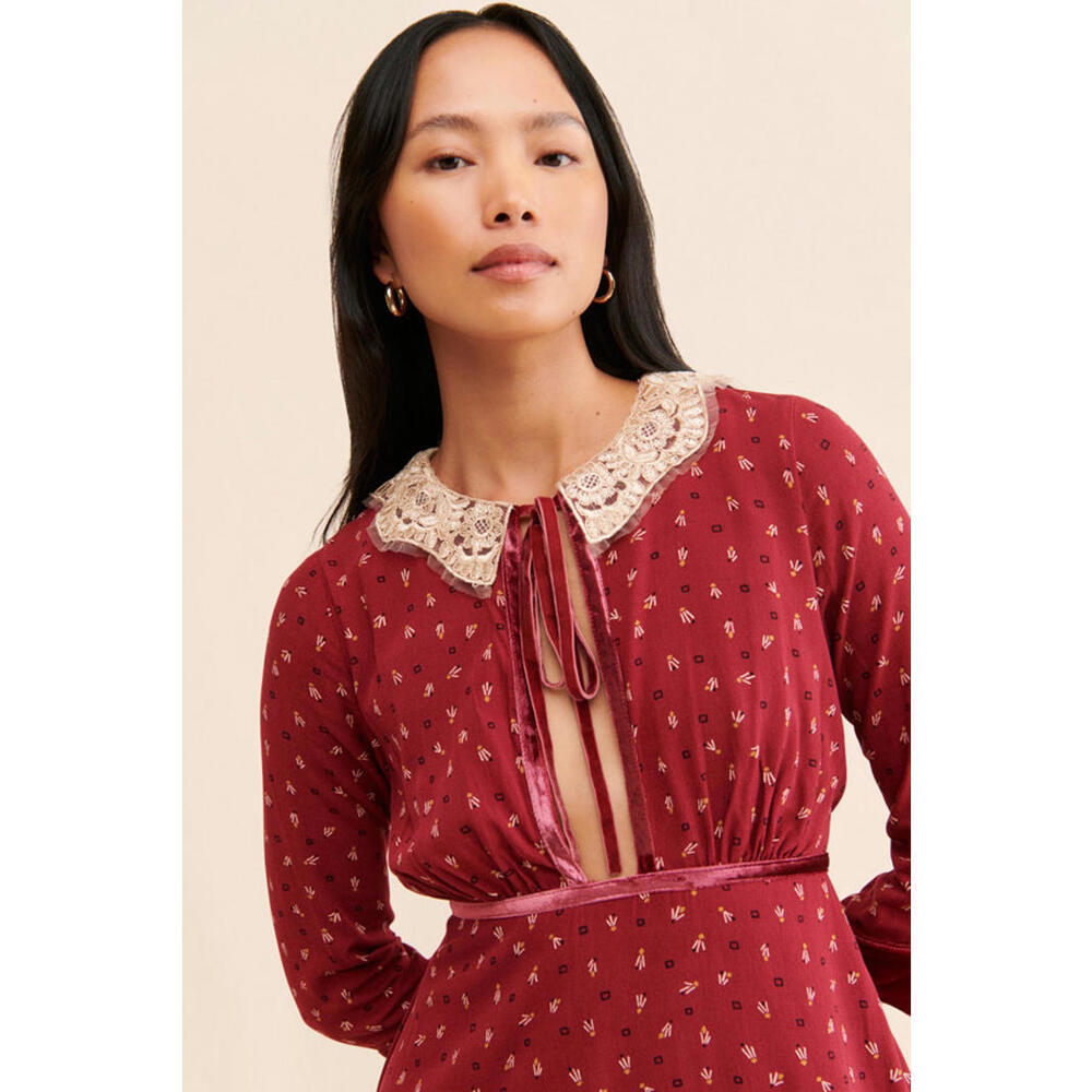 Free People - Delfina Mini Dress, Bohemian Detail, size M - Picture 3 of 14